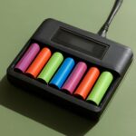 Alkaline batteries prepared for a recycling drop-off