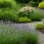 Herb containers and a small raised garden bed
