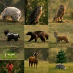 Taiga conifers and shrubs in a connected food web