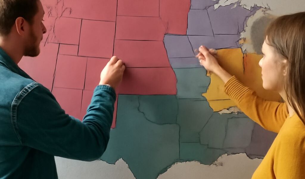 Major U.S. climate regions shaped by latitude, oceans, elevation, and mountains