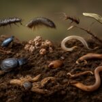 Decomposers in a forest ecosystem