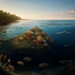 A diverse ocean ecosystem with marine life