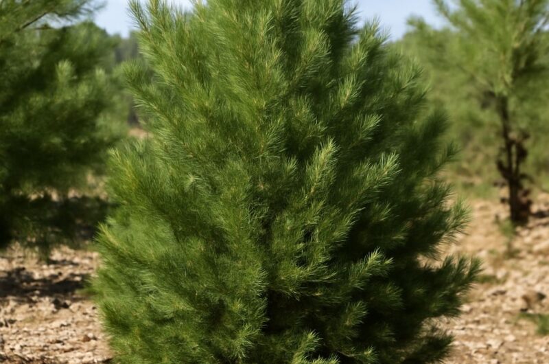 A pinyon pine tree in its natural habitat